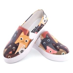 Streetfly cat slip on shoes size 38